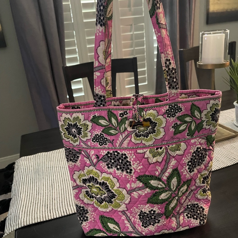 Vera Bradley Priscilla Pink Medium Tote Bag